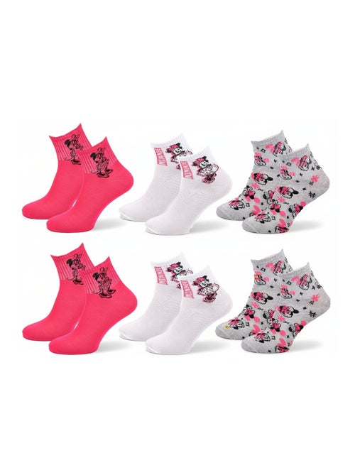 Calcetines Pack Mujer DISNEY MINNIE Pack de 6 Pares - Kiabi