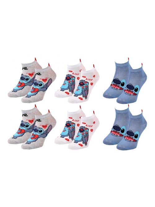 Calcetines Pack Mujer LILO Y STITCH - Pack de 6 - Kiabi