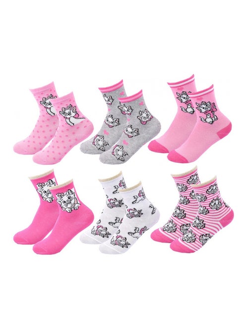 Calcetines Pack Niña DISNEY CLASSIC - Pack de 6 - Kiabi