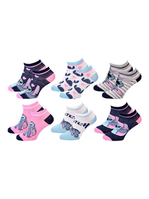 Calcetines Pack Niña DISNEY LILO Y STITCH Pack de 6 - Kiabi