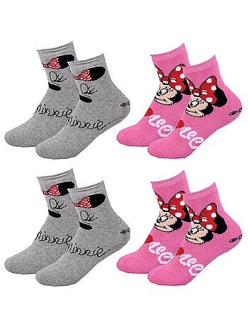 Calcetines Pack Niña DISNEY MINNIE Pack de 4 Pares