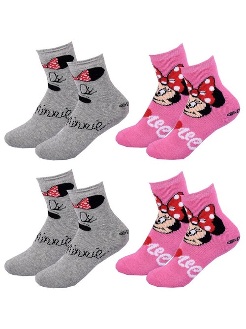 Calcetines Pack Niña DISNEY MINNIE Pack de 4 Pares - Kiabi
