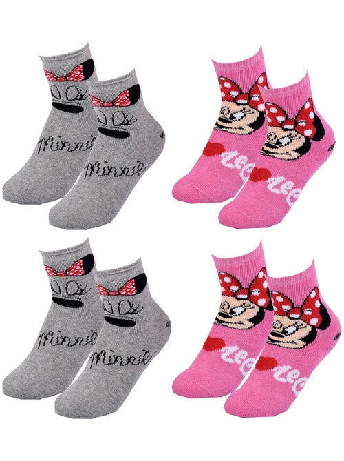 Calcetines Pack Niña DISNEY MINNIE Pack de 4 Pares - Kiabi