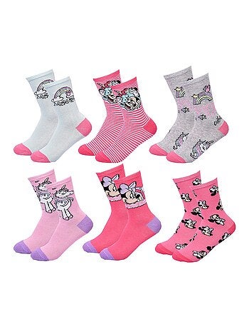Calcetines Pack Niña DISNEY MINNIE Pack de 6 Pares