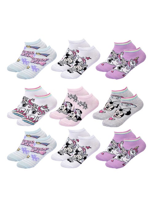 Calcetines Pack Niña DISNEY MINNIE Pack de 9 Pares - Kiabi