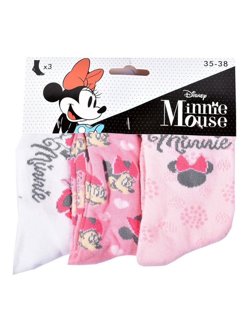 Calcetines Pack Niña DISNEY MINNIE Pack de 9 Pares Gris amarillo blanco - Kiabi