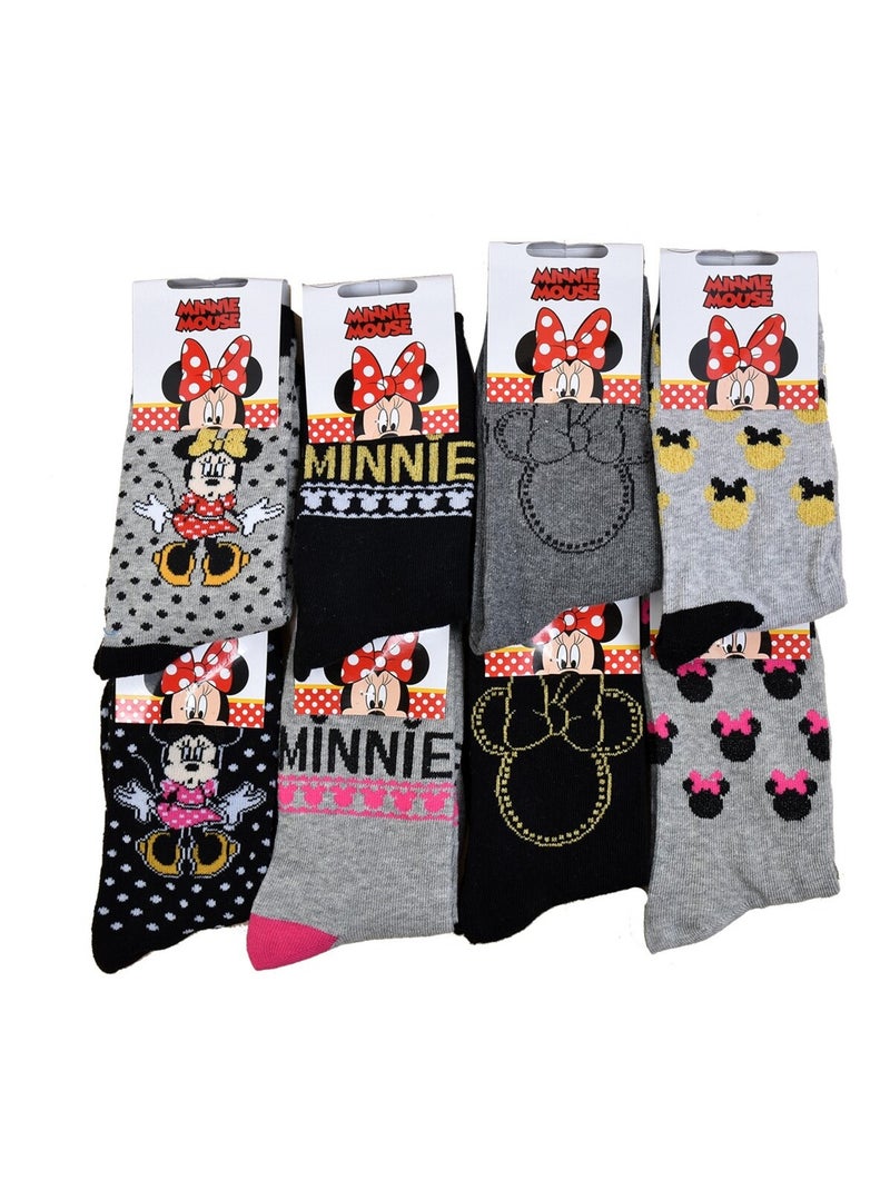 Calcetines Pack Niña DISNEY MINNIE Pack de 9 Pares Gris amarillo blanco - Kiabi