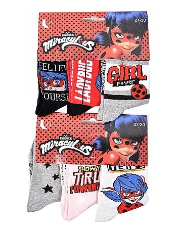 Calcetines Pack Niña MIRACULOUS - Pack de 6