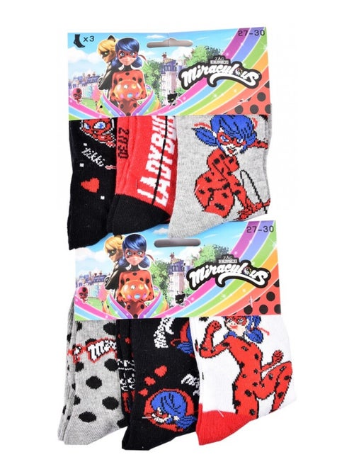 Calcetines Pack Niña MIRACULOUS - Pack de 9 - Kiabi