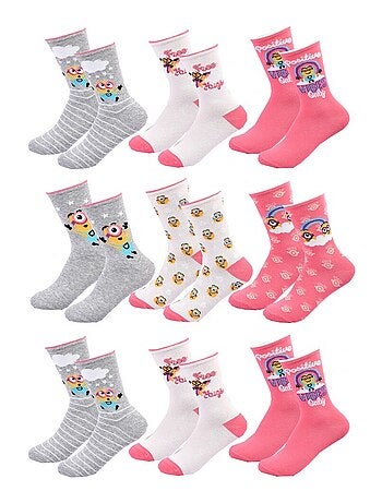 Calcetines Pack Niña MOI MOCHE ET MECHANT - Pack de 9