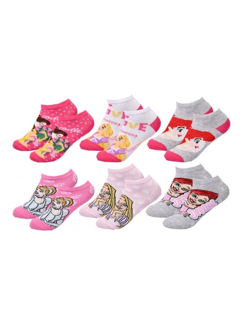 Calcetines Pack Niña PRINCESAS DISNEY - Pack de 9 - Kiabi