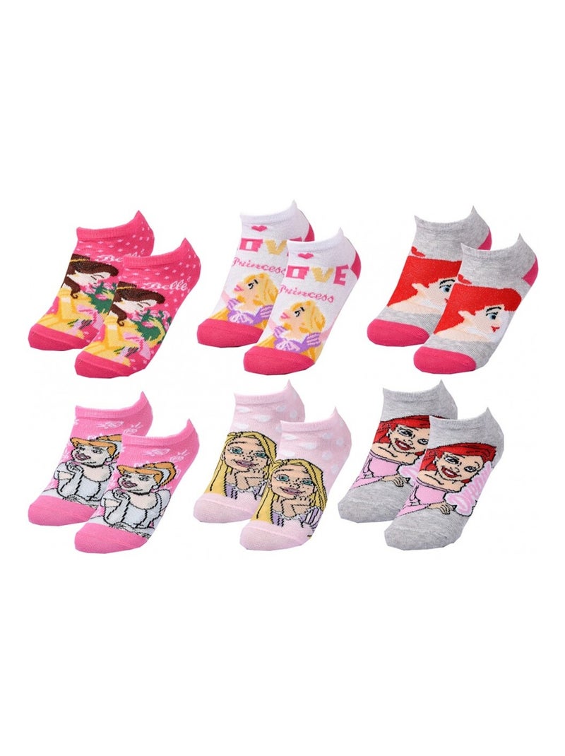 Calcetines Pack Niña PRINCESAS DISNEY - Pack de 9 Multicolor - Kiabi