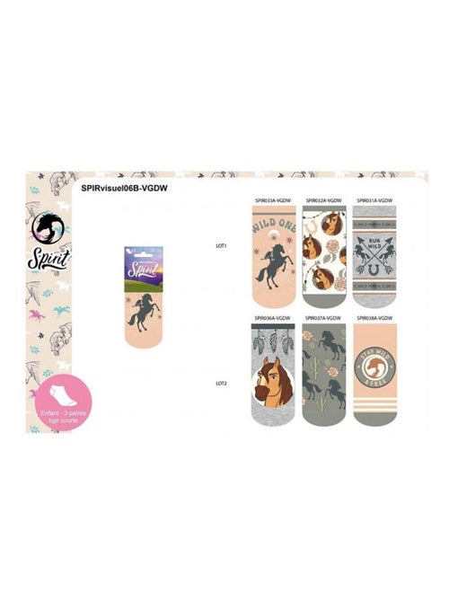 Calcetines Pack Niña SPIRIT - Pack de 6 - Kiabi