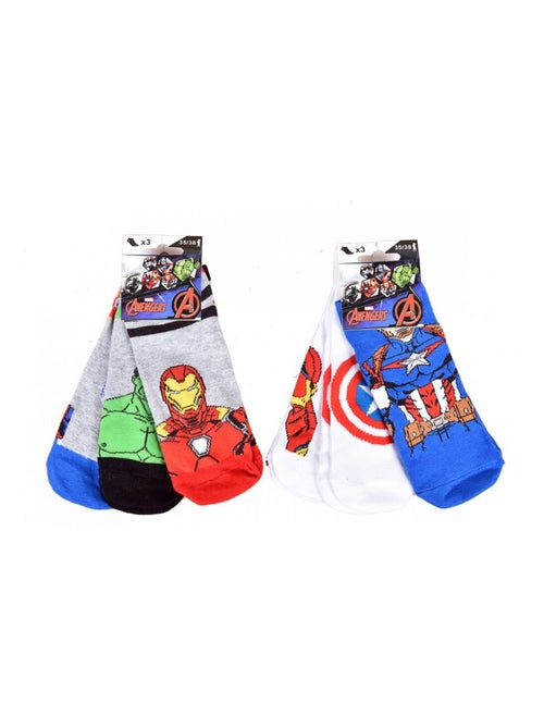 Calcetines Pack Niño AVENGERS - Pack de 9 - Kiabi