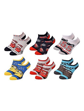 Calcetines Pack Niño DISNEY CARS Pack de 6 Pares