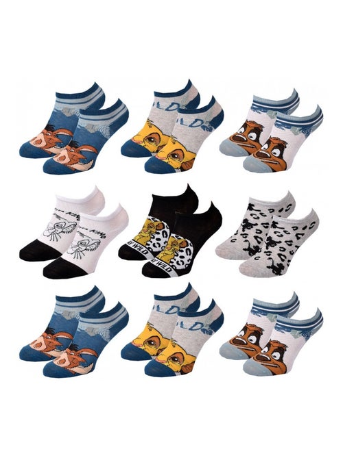 Calcetines Pack Niño DISNEY CLASSIC - Pack de 9 - Kiabi