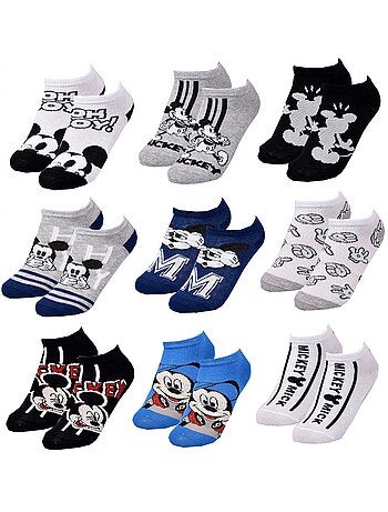 Calcetines Pack Niño DISNEY MICKEY MOUSE - Pack de 9
