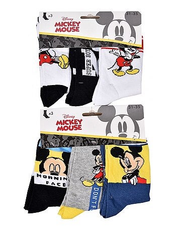 Calcetines Pack Niño DISNEY MICKEY MOUSE - Pack de 9
