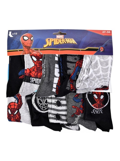 Calcetines Pack Niño DISNEY SPIDERMAN - Pack de 10 - Kiabi