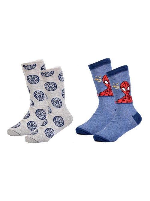Calcetines Pack Niño DISNEY SPIDERMAN - Pack de 2 - Kiabi