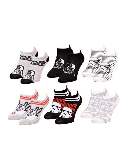 Calcetines Pack Niño DISNEY STAR WARS Pack de 6 Pares - Kiabi