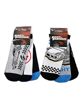 Calcetines Pack Niño FAST AND FURIOUS - Pack de 6