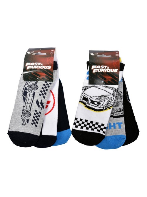 Calcetines Pack Niño FAST AND FURIOUS - Pack de 9 - Kiabi