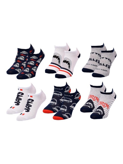 Calcetines Pack Niño JAWS - Pack de 6 - Kiabi