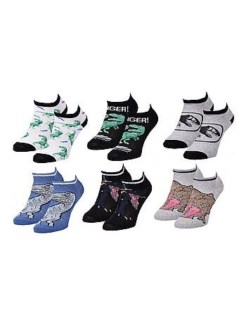 Calcetines Pack Niño JURASSIC WORLD - Pack de 6