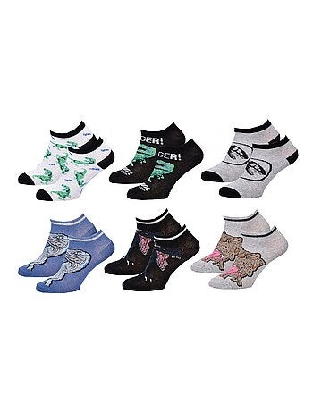 Calcetines Pack Niño JURASSIC WORLD - Pack de 6