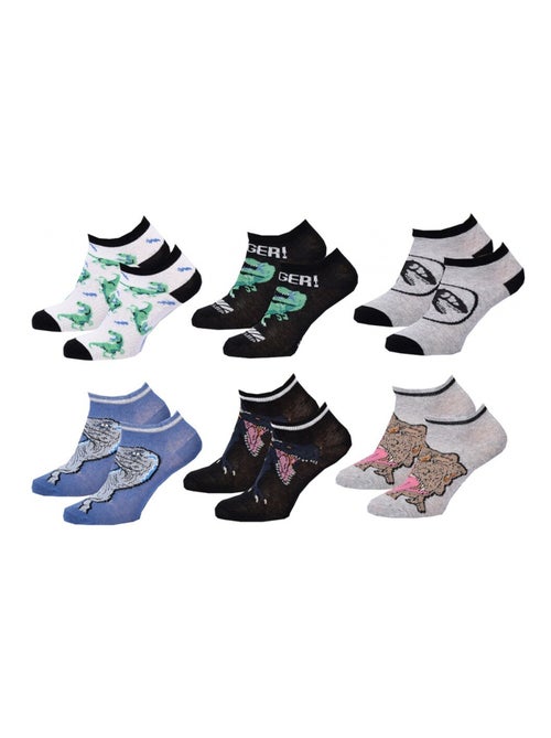 Calcetines Pack Niño JURASSIC WORLD - Pack de 6 - Kiabi