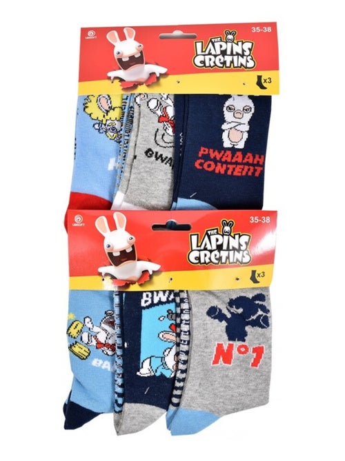 Calcetines Pack Niño LAPINS CRETINS - Pack de 6 - Kiabi