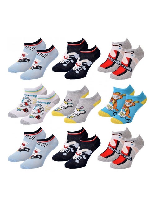 Calcetines Pack Niño LAPINS CRETINS - Pack de 9 - Kiabi