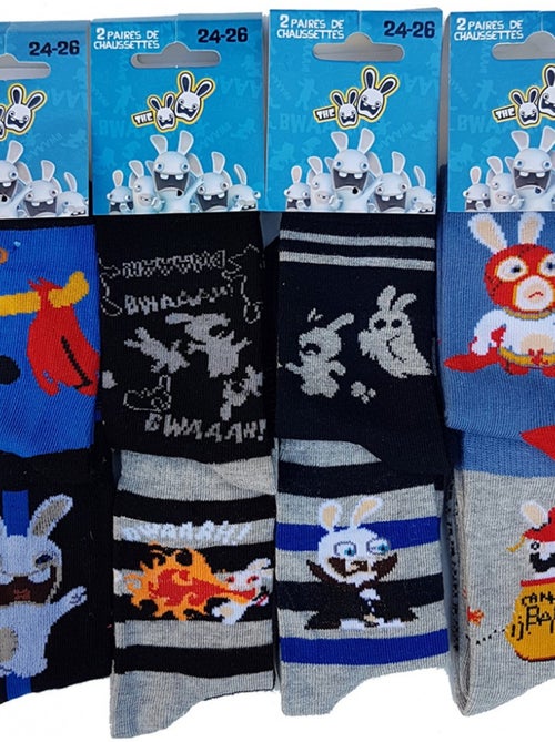 Calcetines Pack Niño LAPINS CRETINS - Pack de 9 - Kiabi
