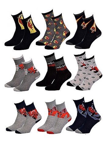Calcetines Pack Niño LES INDESTRUCTIBLES - Pack de 9