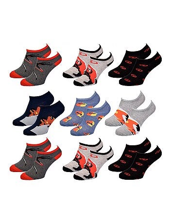 Calcetines Pack Niño LOS INCREÍBLES - Pack de 9