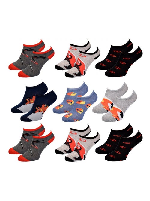 Calcetines Pack Niño LOS INCREÍBLES - Pack de 9 - Kiabi