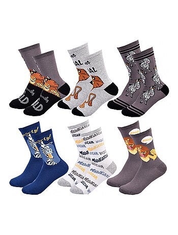 Calcetines Pack Niño MADAGASCAR - Pack de 6