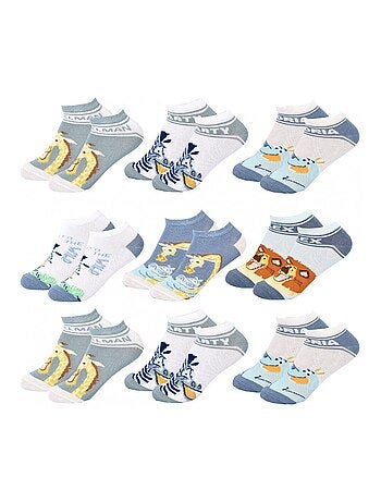 Calcetines Pack Niño MADAGASCAR - Pack de 9