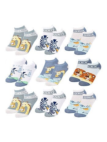 Calcetines Pack Niño MADAGASCAR - Pack de 9