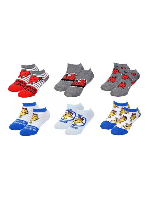 Calcetines Pack Niño MONSIEUR MADAME - Pack de 6 - Kiabi