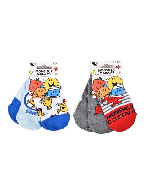 Calcetines Pack Niño MONSIEUR MADAME - Pack de 6 - Kiabi