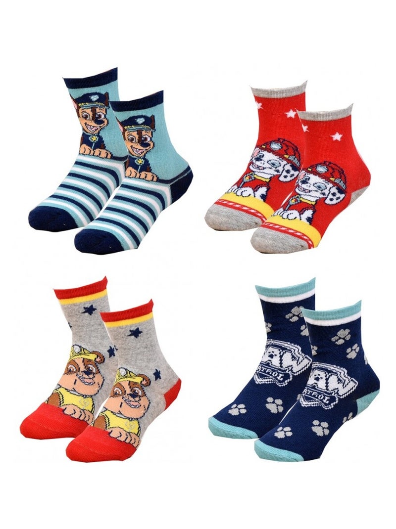 Calcetines Pack Niño PAT PATROUILLE - Pack de 8 Azul Rojo Gris - Kiabi