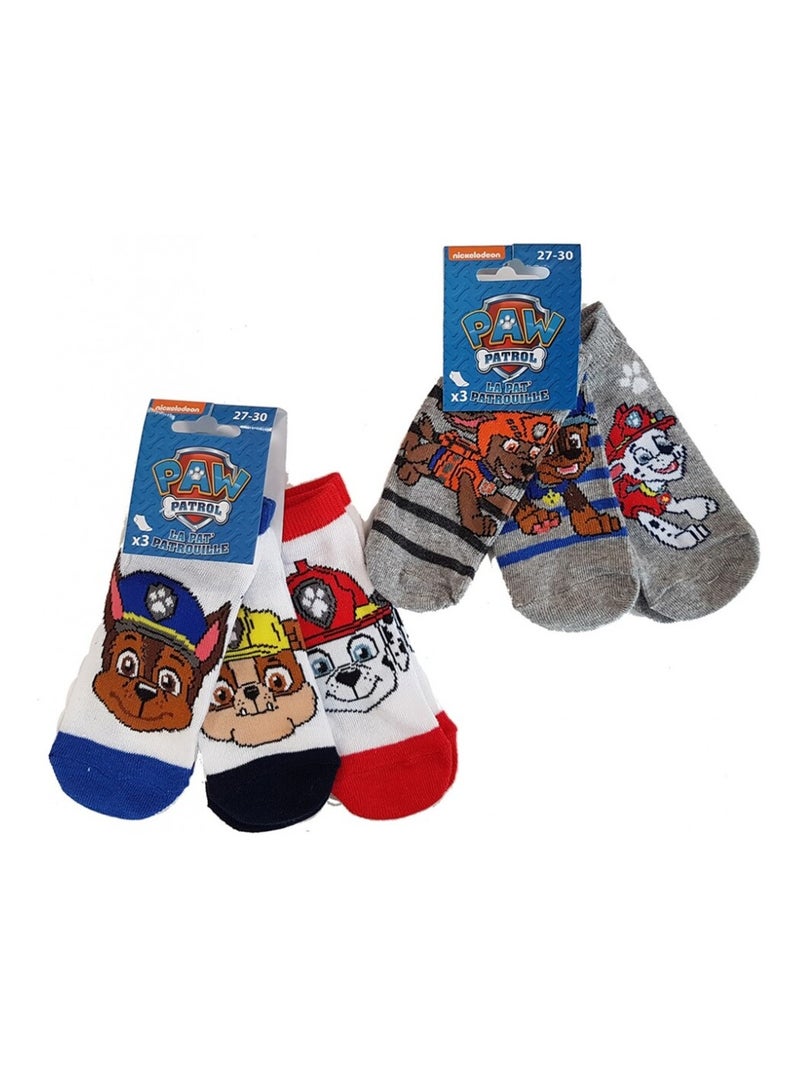 Calcetines Pack Niño PAT PATROUILLE - Pack de 9 Gris amarillo gris - Kiabi