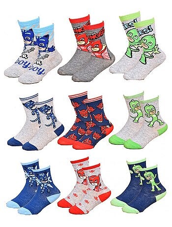 Calcetines Pack Niño PYJAMASQUE - Pack de 9