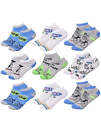 Calcetines Pack Niño SHREK - Pack de 9