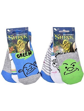 Calcetines Pack Niño SHREK - Pack de 9