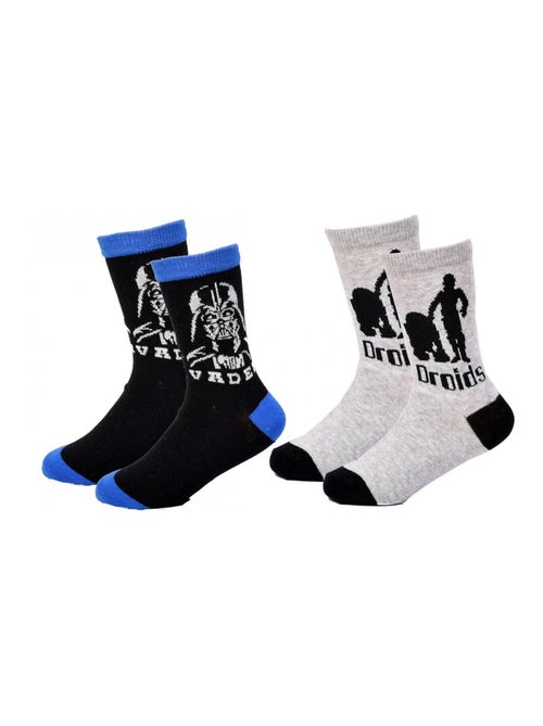 Calcetines Pack Niño STAR WARS - Pack de 2 - Kiabi