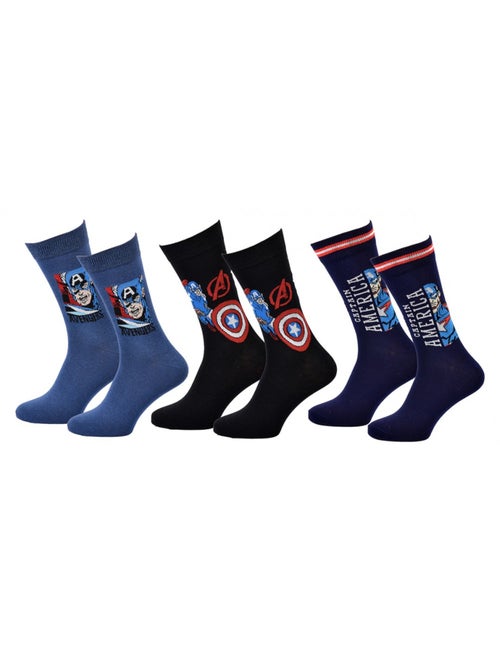 Calcetines Pack Regalo Hombre LICENCE - Pack de 3 - Kiabi