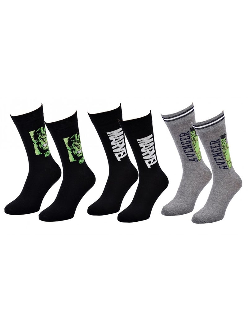 Calcetines Pack Regalo Hombre LICENCE - Pack de 3 Negro Verde Blanco - Kiabi